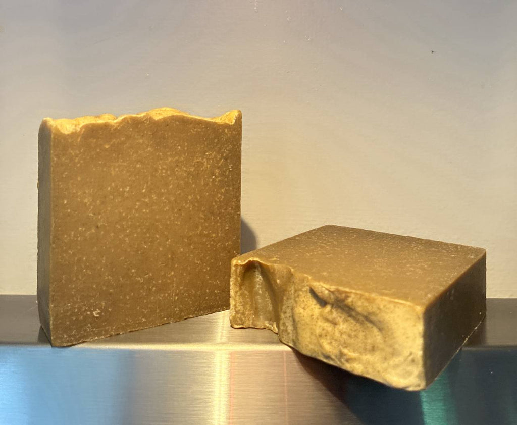 Unscented Licorice & Nettle Beef Tallow & Goat Milk Soap Bar - with Colloidal Oatmeal and Honey⁠